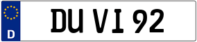 Truck License Plate